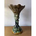 barbotine-aux deux sirenes-coquillage- galerie-georgette-art nouveau