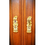 Bibliothèque vitrine Art nouveau type Majorelle ferrures bronze - Galerie Georgette - Antiquités Art Nouveau