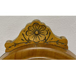 Coiffeuse anglaise miroir central bois fruitier - Galerie Georgette