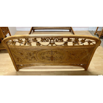 Lit Art Nouveau pied de lit motif lierre et végétaux École de Nancy - Galerie Georgette