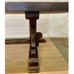 Table Monastère chêne grand format piètement pratique - Galerie Georgette