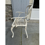 Salon de Jardin Art Nouveau fauteuil fonte de fer - Galerie Georgette