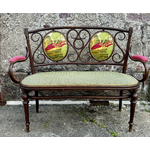 Salon Art Nouveau Maison Fischel banquette 2 places - Galerie Georgette