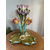Centre de table Onnaing barbotine motif floral