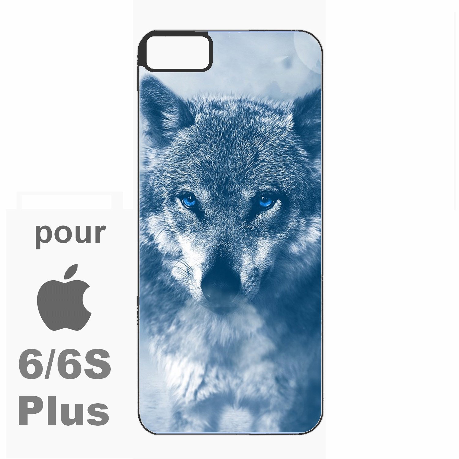 coque silicone iphone 6 loup