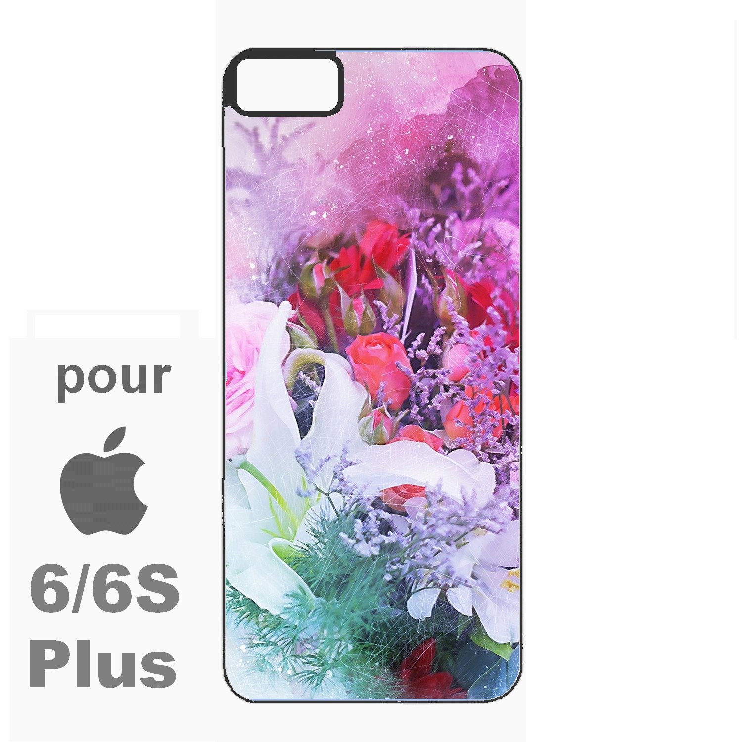 coque iphone 6 silicone fleur
