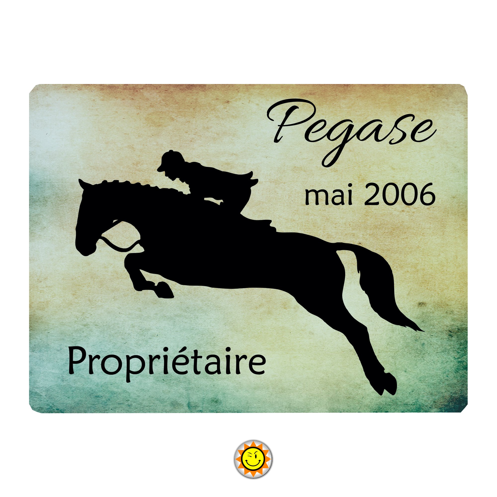 Stickers Cheval Nom Personnalisable