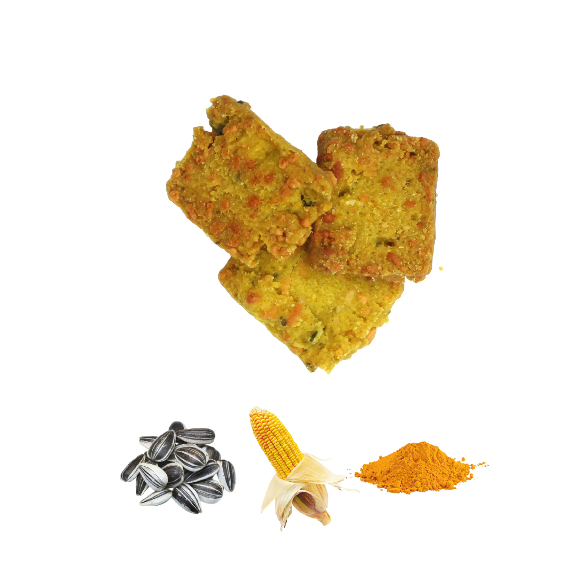 CRACKERS FARINE DE MAÏS, GRAINES DE TOURNESOL & CURRY