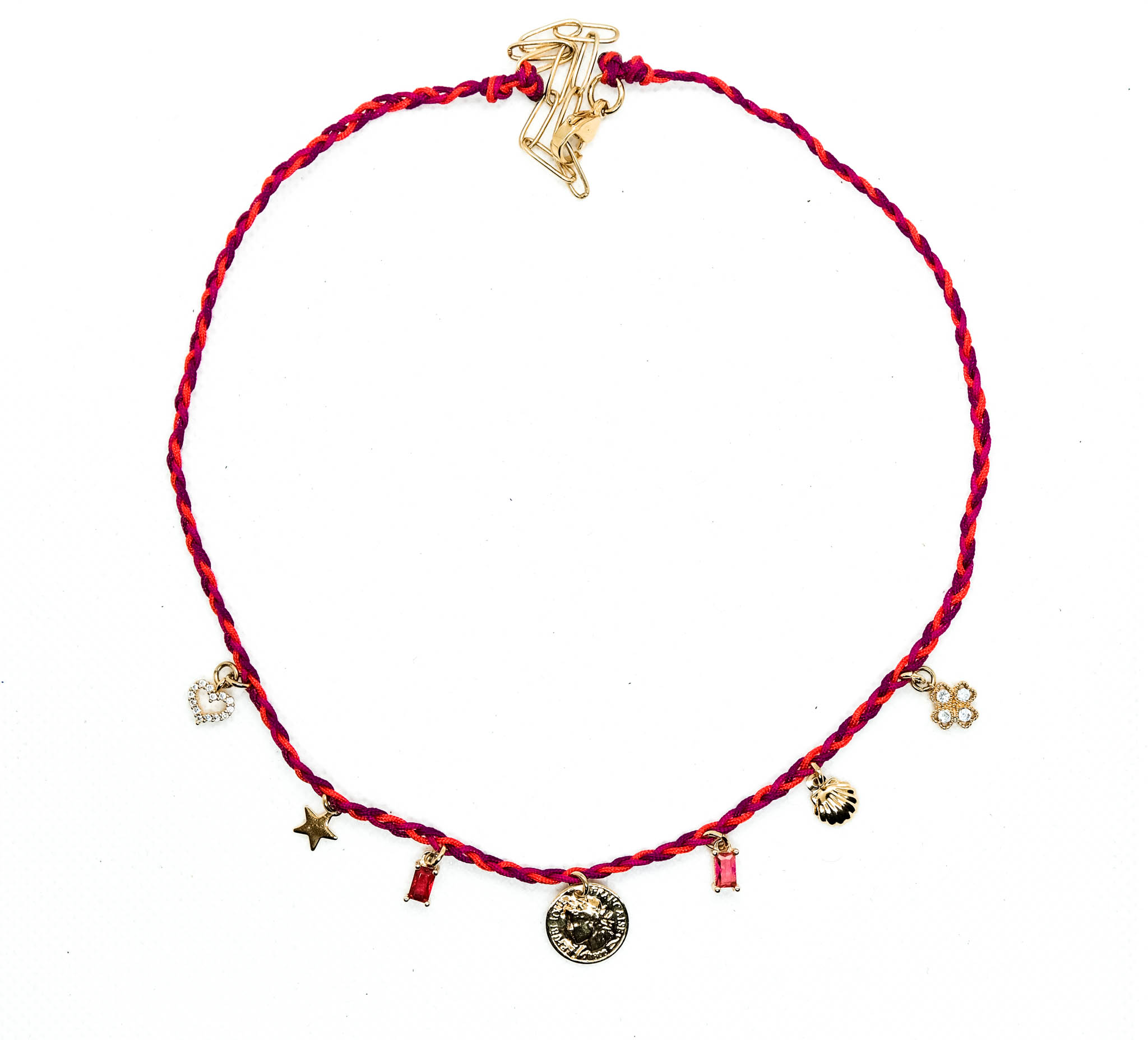 Collier Empreinte Rose d'Amour - Monsens main image 1