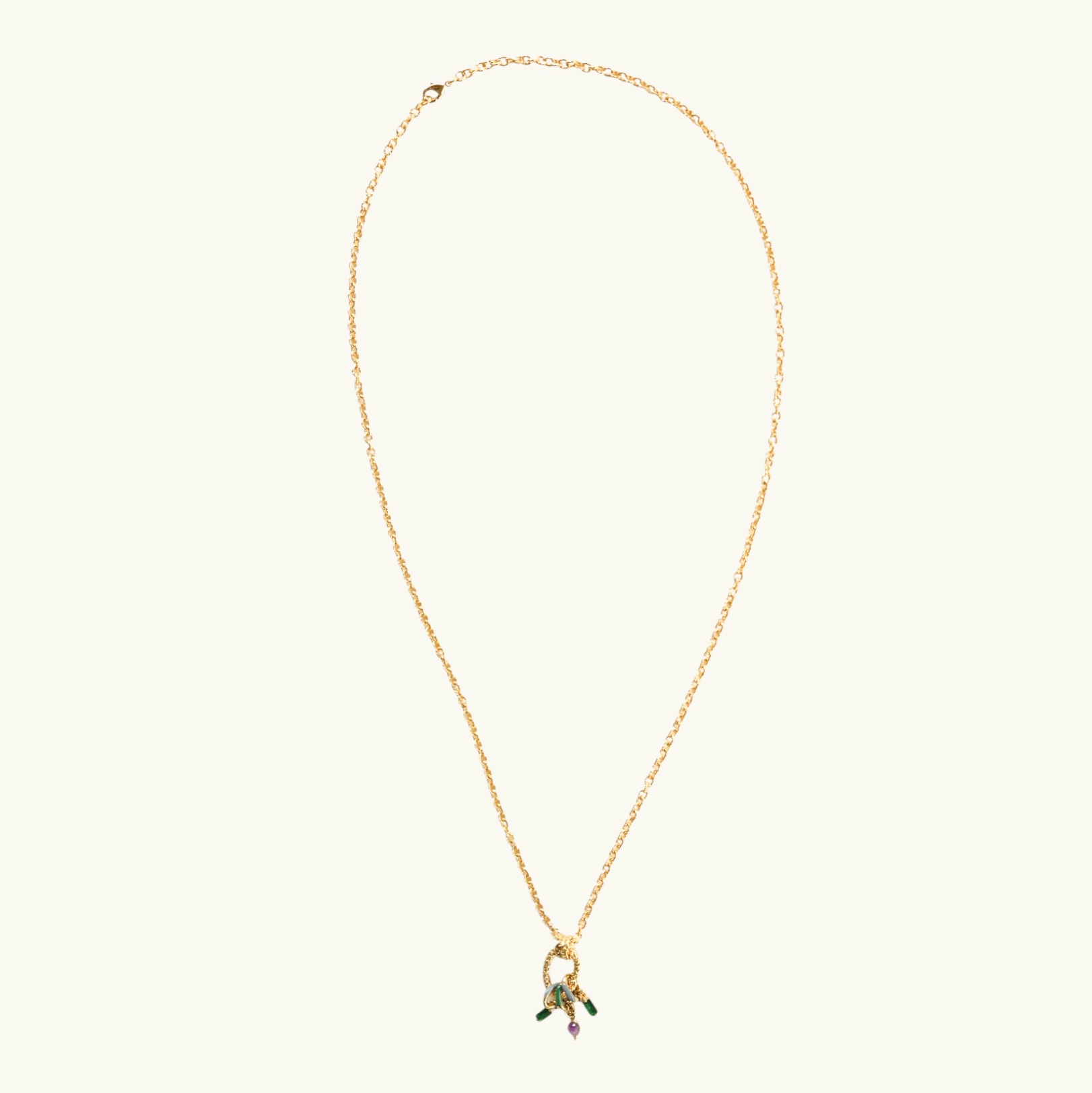 COLLIER CABANA AMESTHYSTE