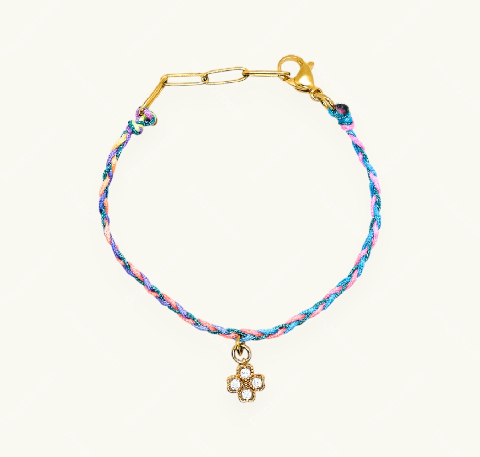 surfeur enfant bracelet trèfle