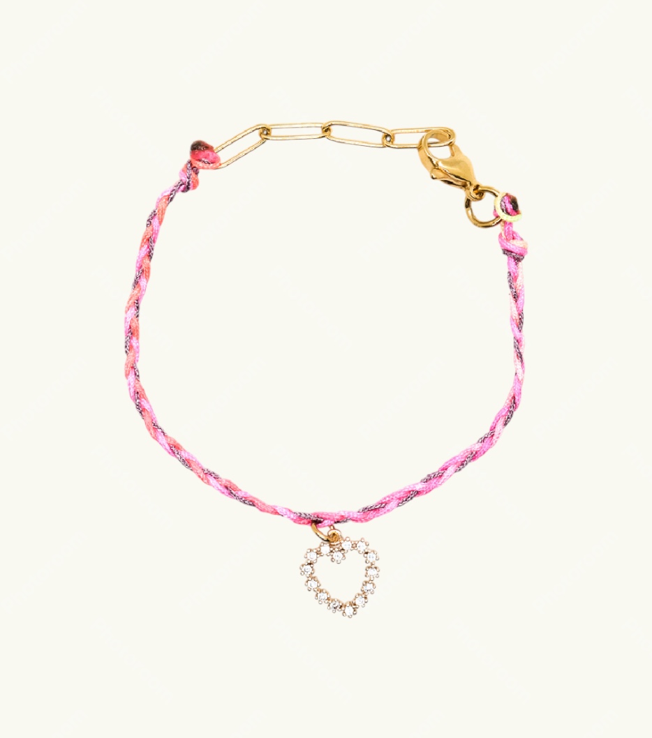 surfeur enfant bracelet joli coeur