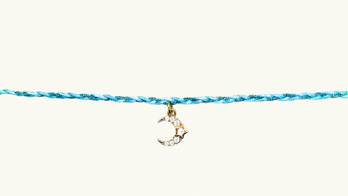 surfeur enfant bracelet lune