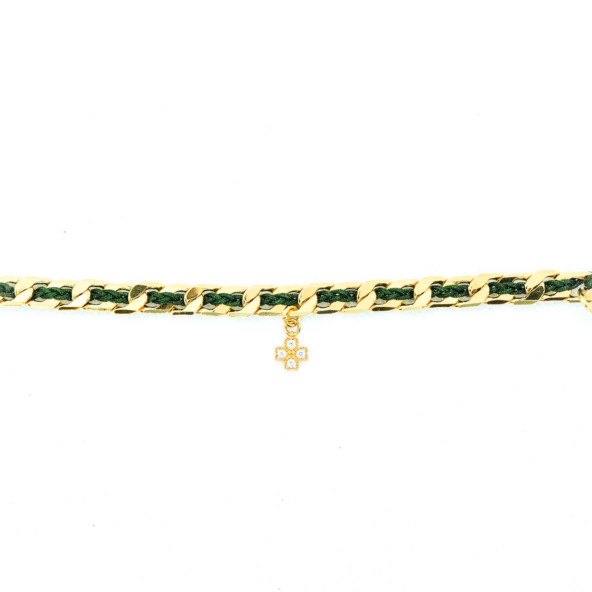 BRACELET COUTURE KAKI SOMPTUEUX