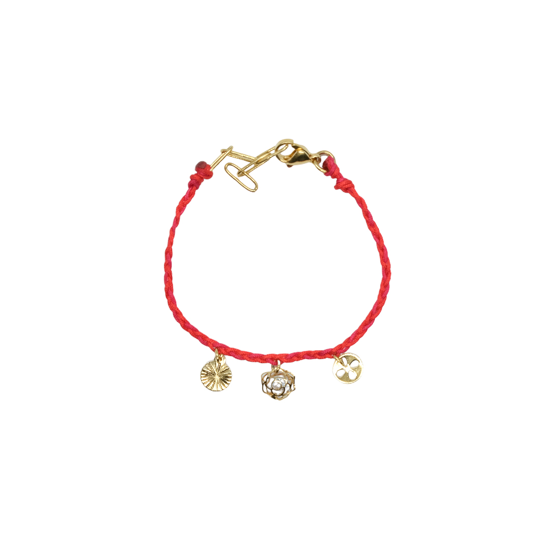 BRACELET SURFER ROUGE