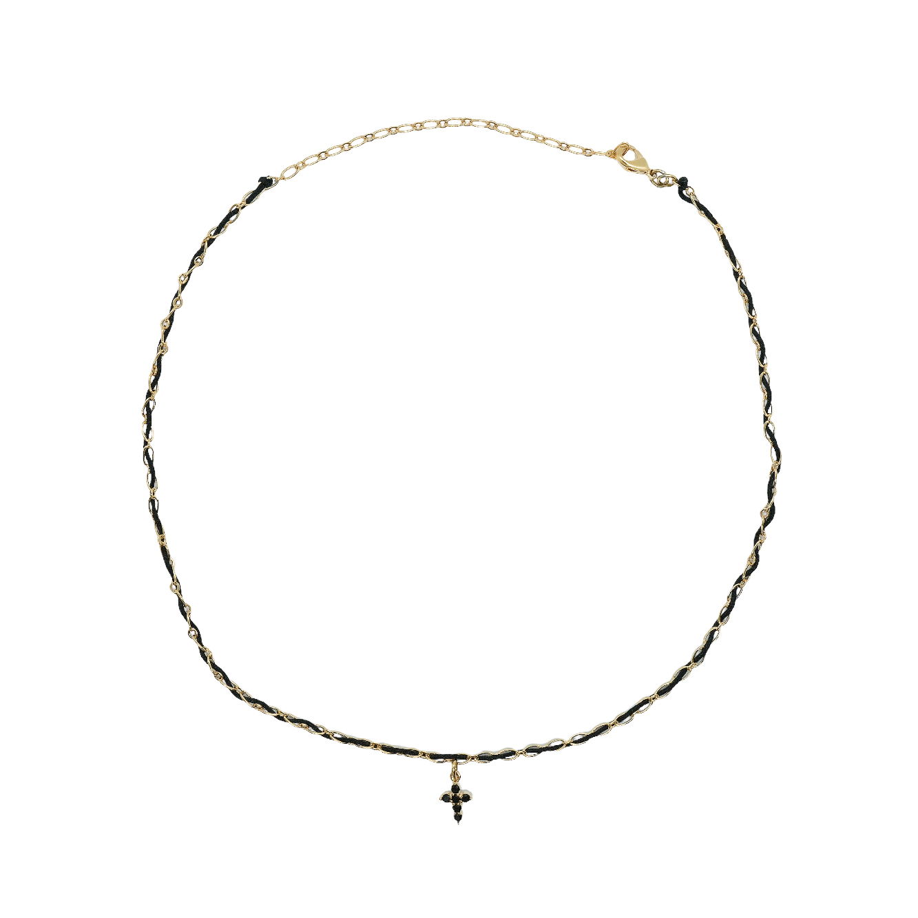 COLLIER EMPREINTE NOIR