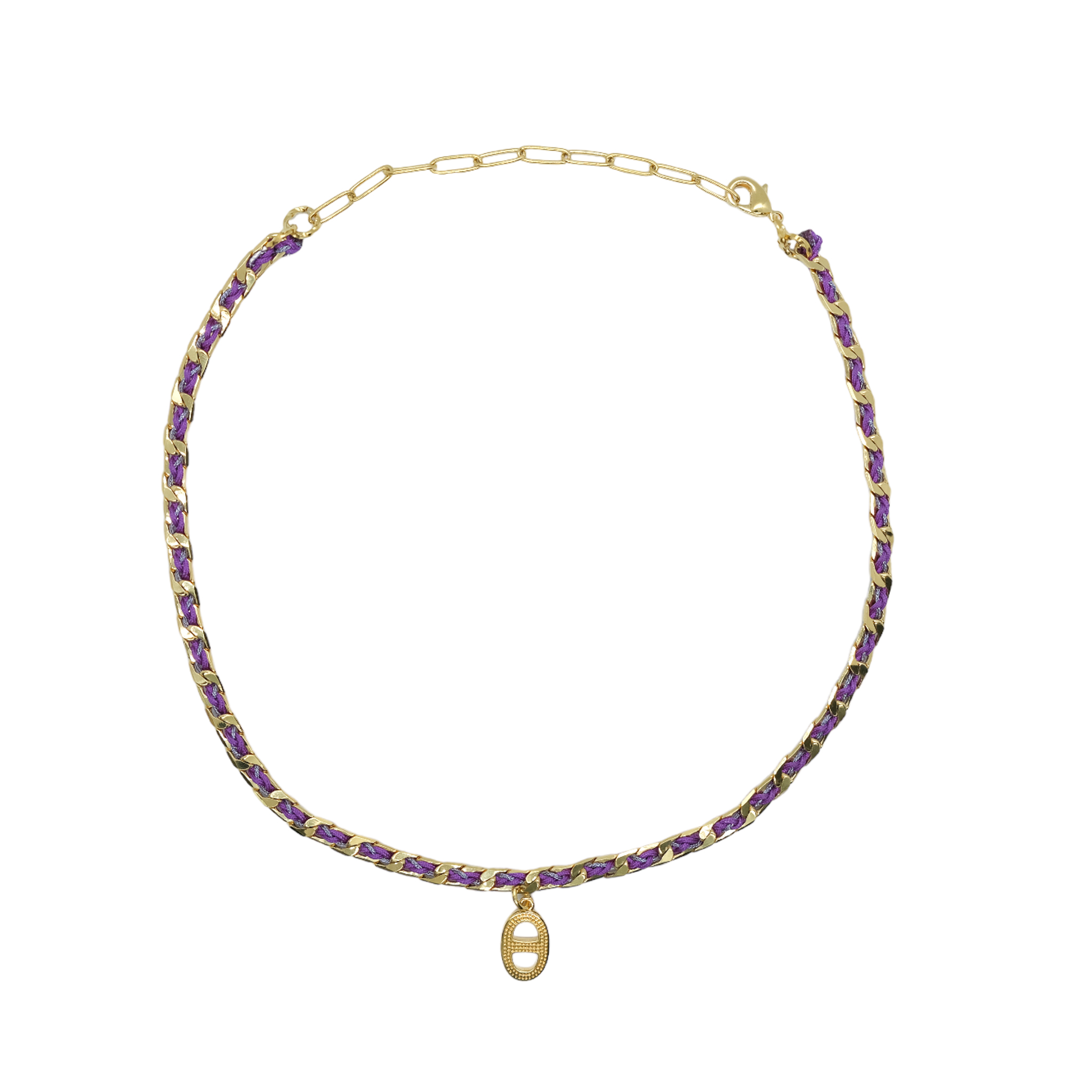 collier couture moy violet