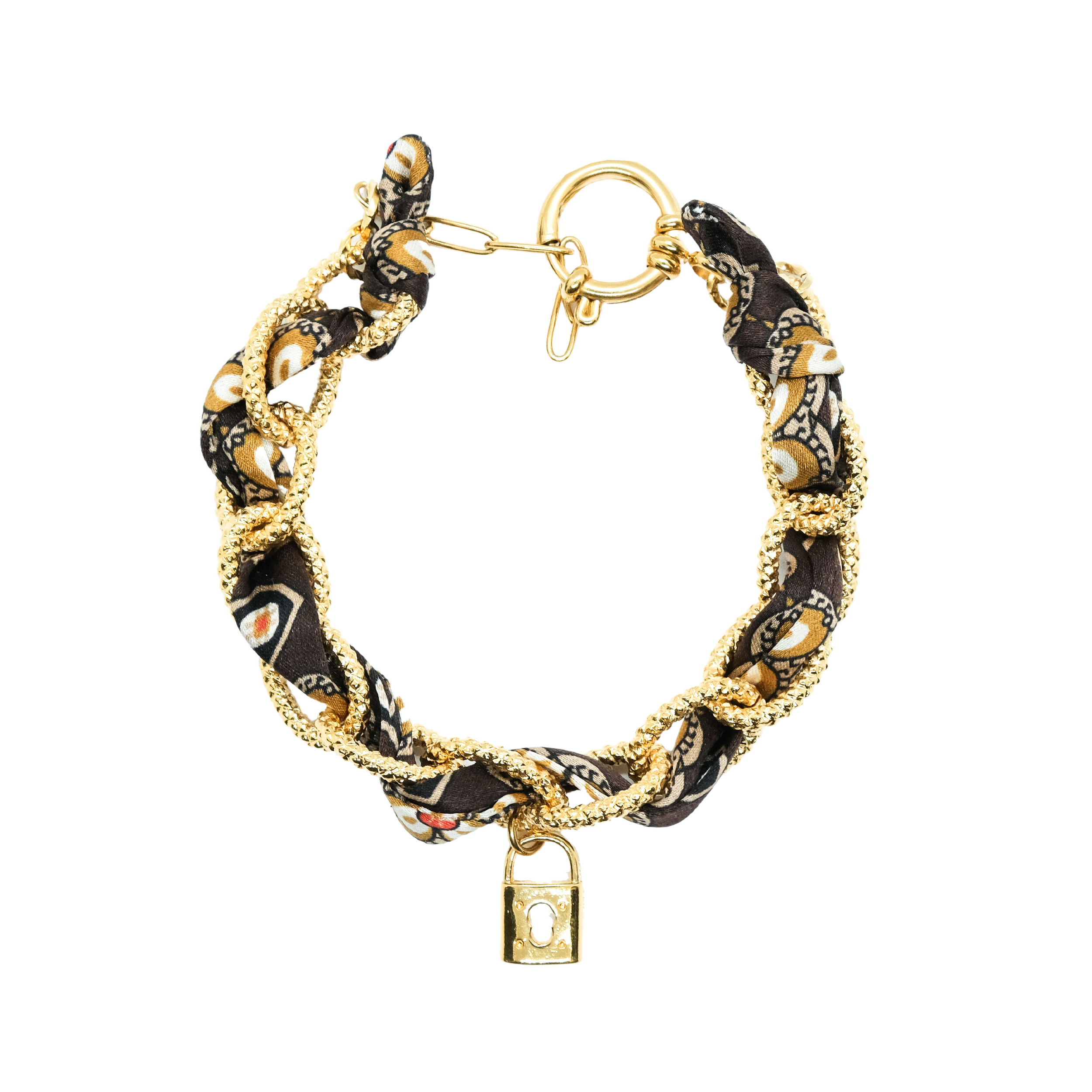 BRACELET ELEGANCE BRUN CADENAS