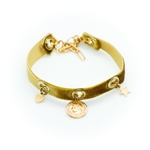 bracelet velour gold bis3-1