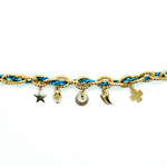 bracelet entrelacé bleu 2-1