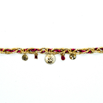 bracelet entrelacé rose-1