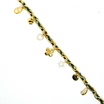 collier entrelace vert-1