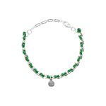 BRACELET COUTURE VERT
