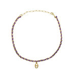 collier couture moy violet