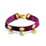 bracelet velour bordeau3