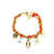 bracelet entrelacé orange