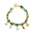 bracelet entrelacé bleu 2