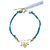 COLLIER SAFETY PINS  EMERAUDE ONYX