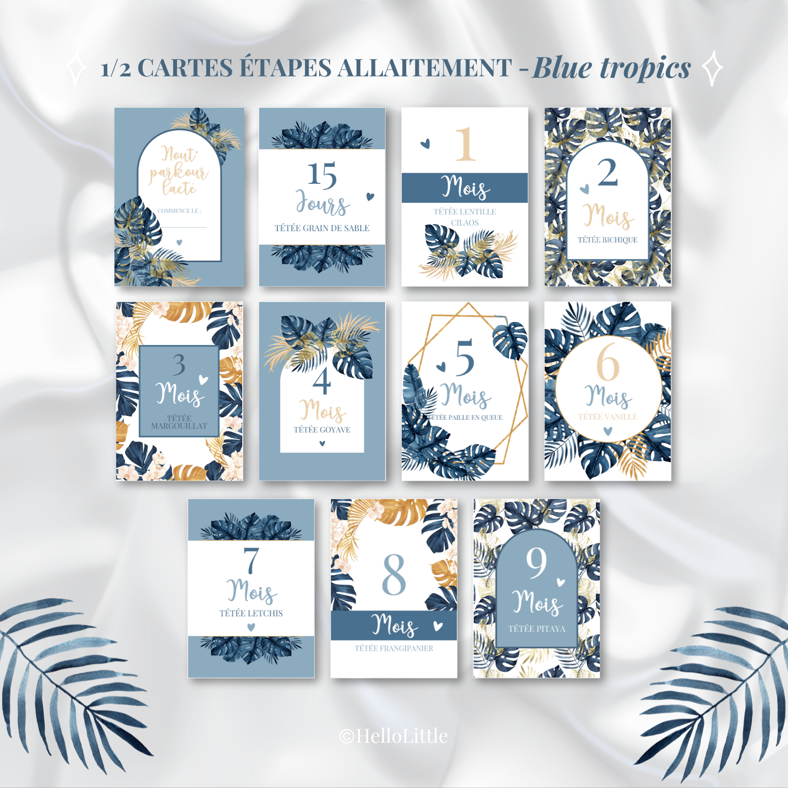 CE allaitement blue tropic
