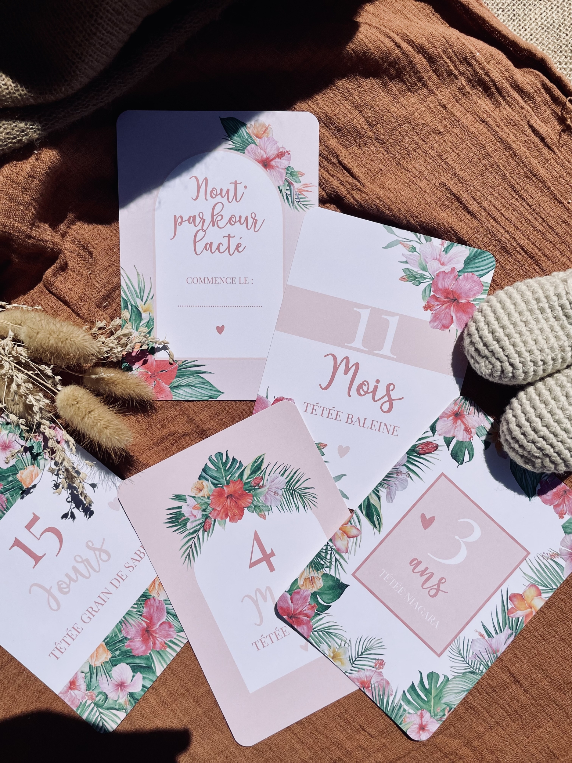 CE allaitement tropical flowers 3