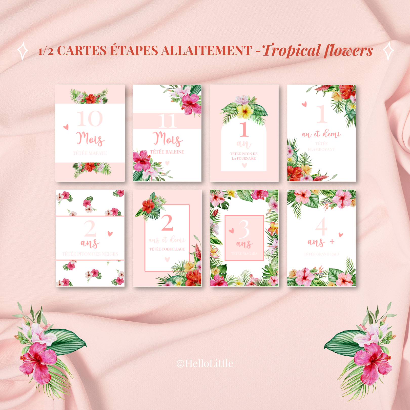 CE allaitement tropical flowers 2