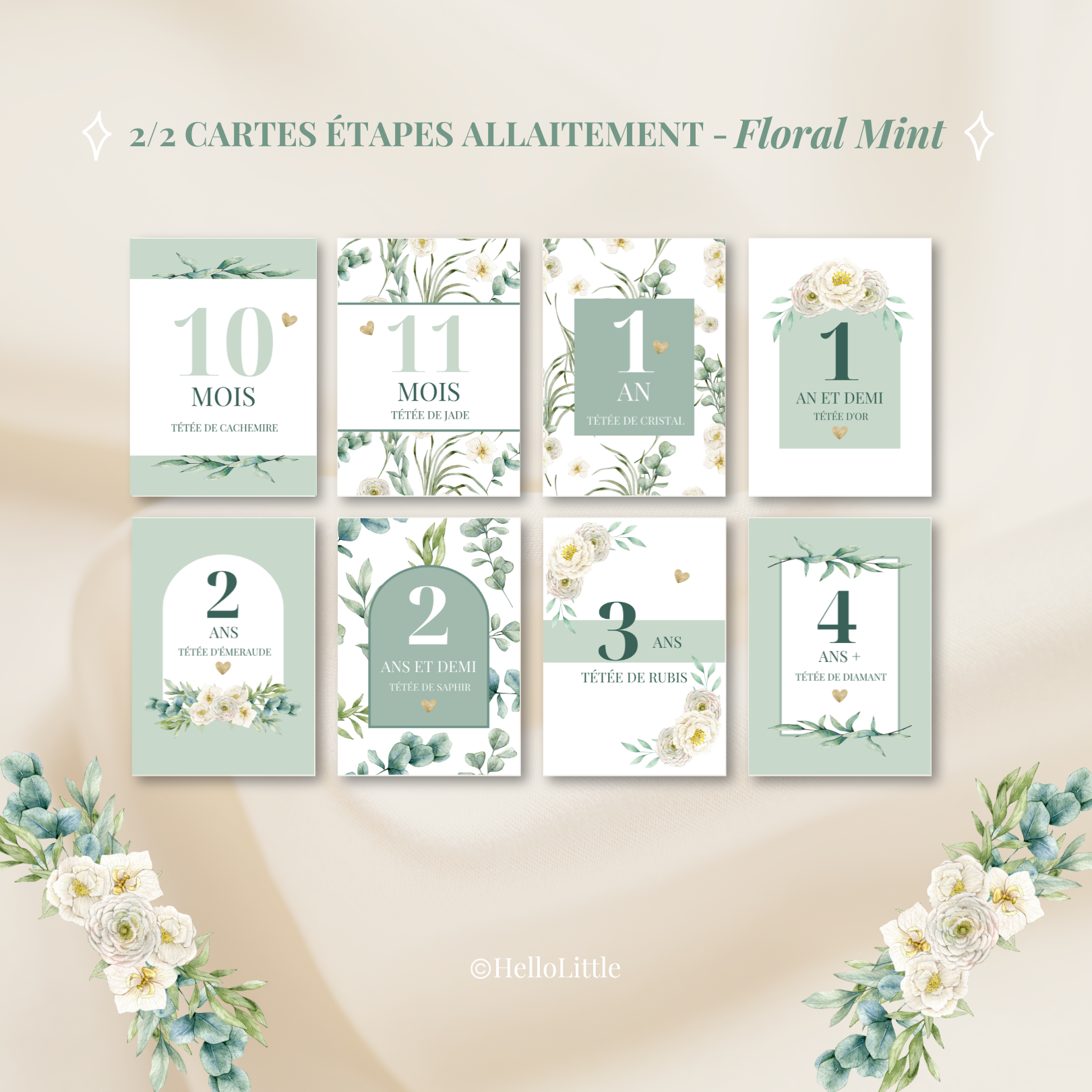 CE allaitement floral mint 2