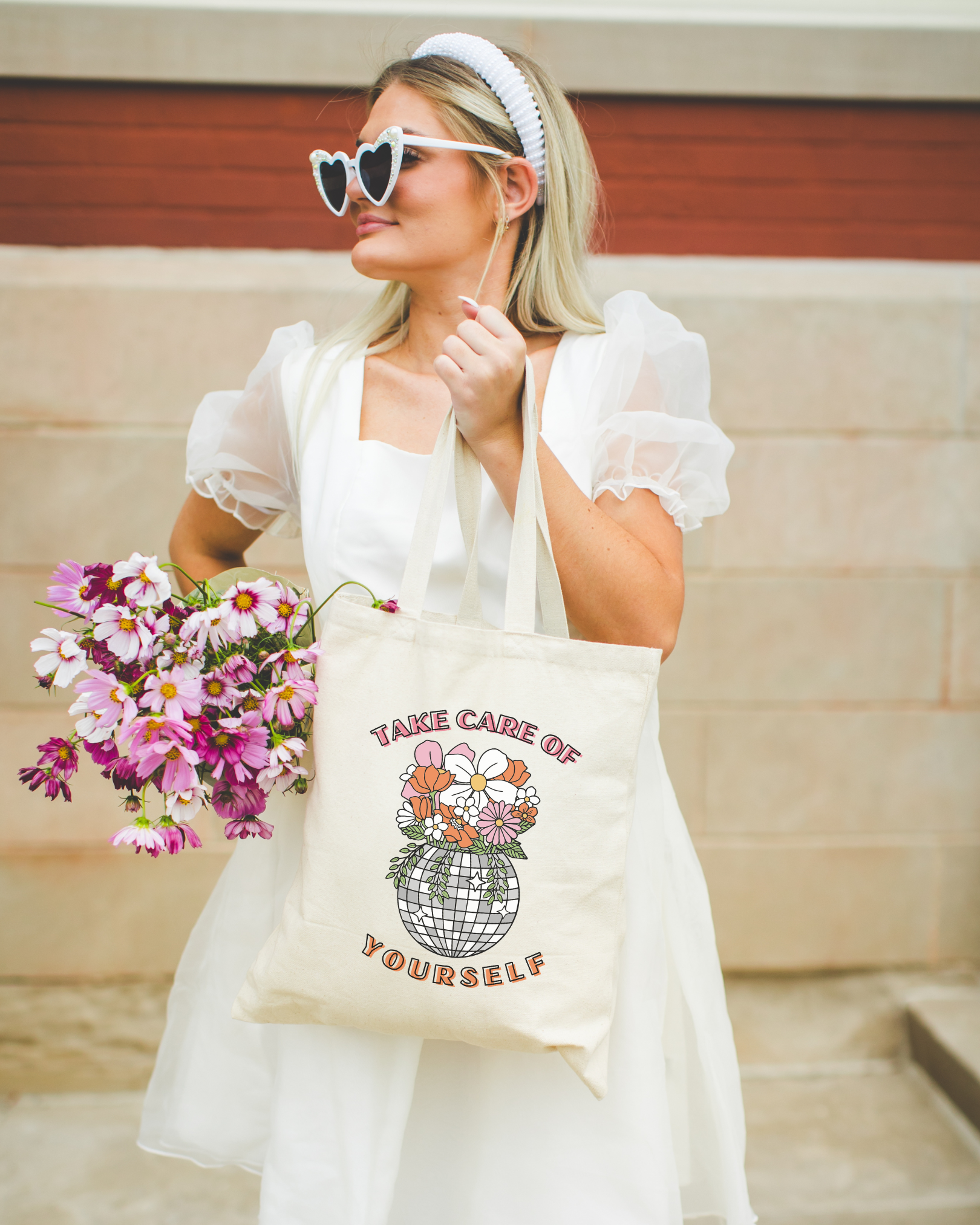 cover disco totebag