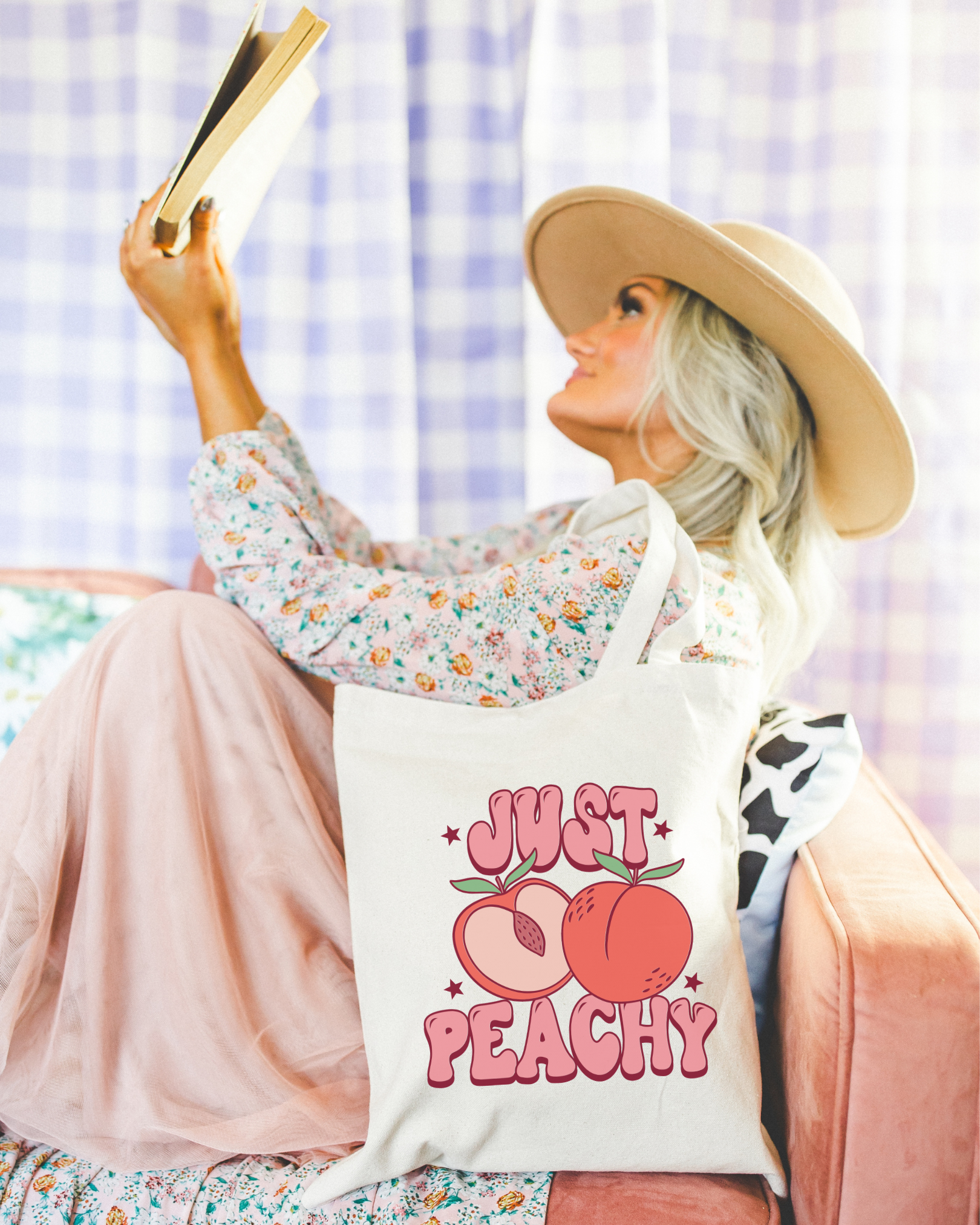 cover peachy totebag