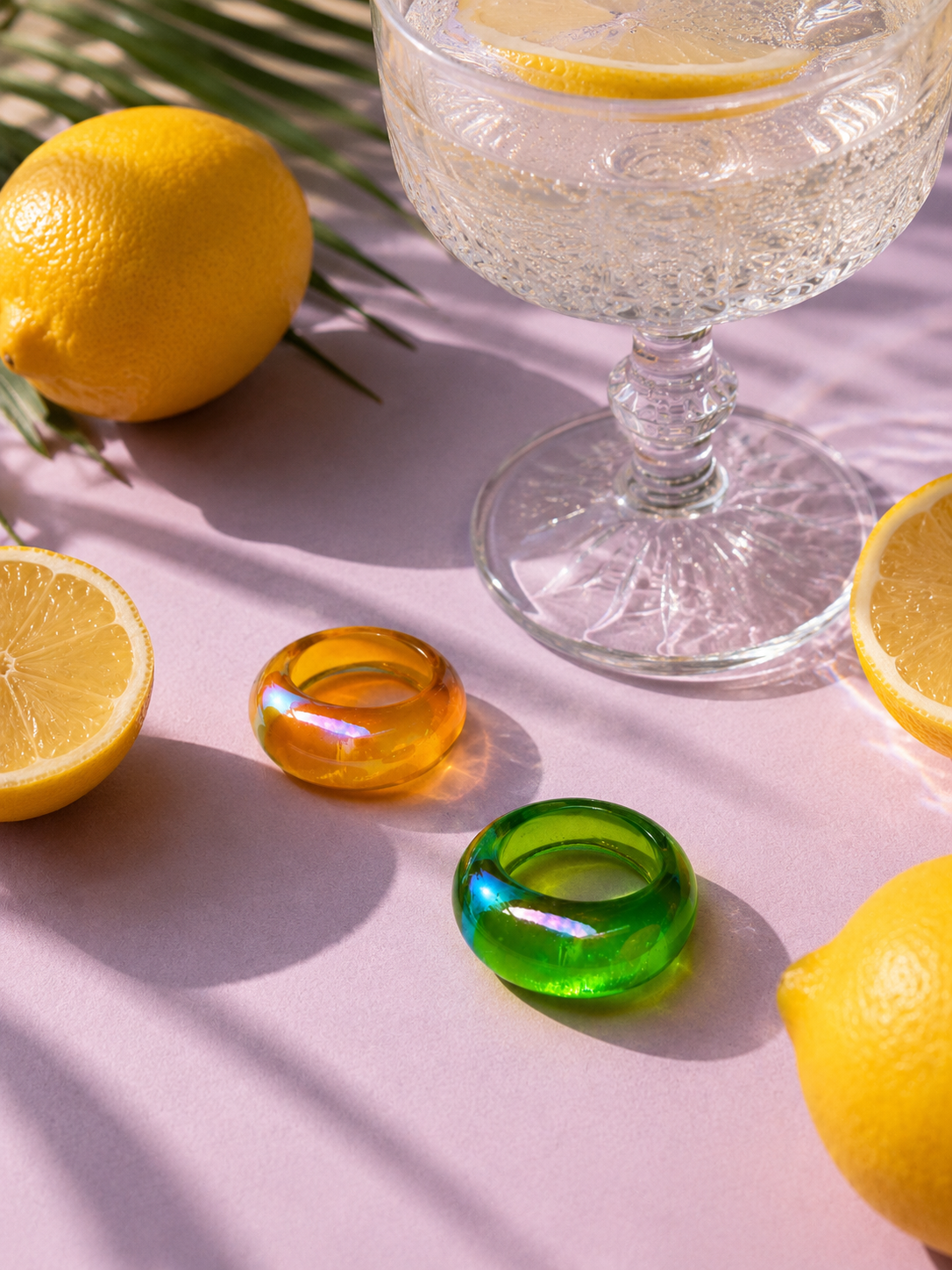 Bague citronnée - 5