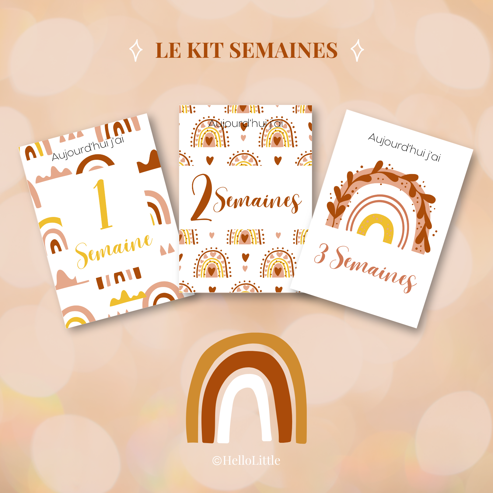 Kit semaine peach