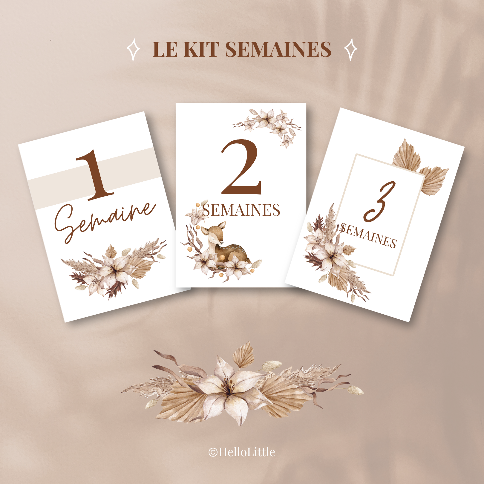 Kit semaines cerf