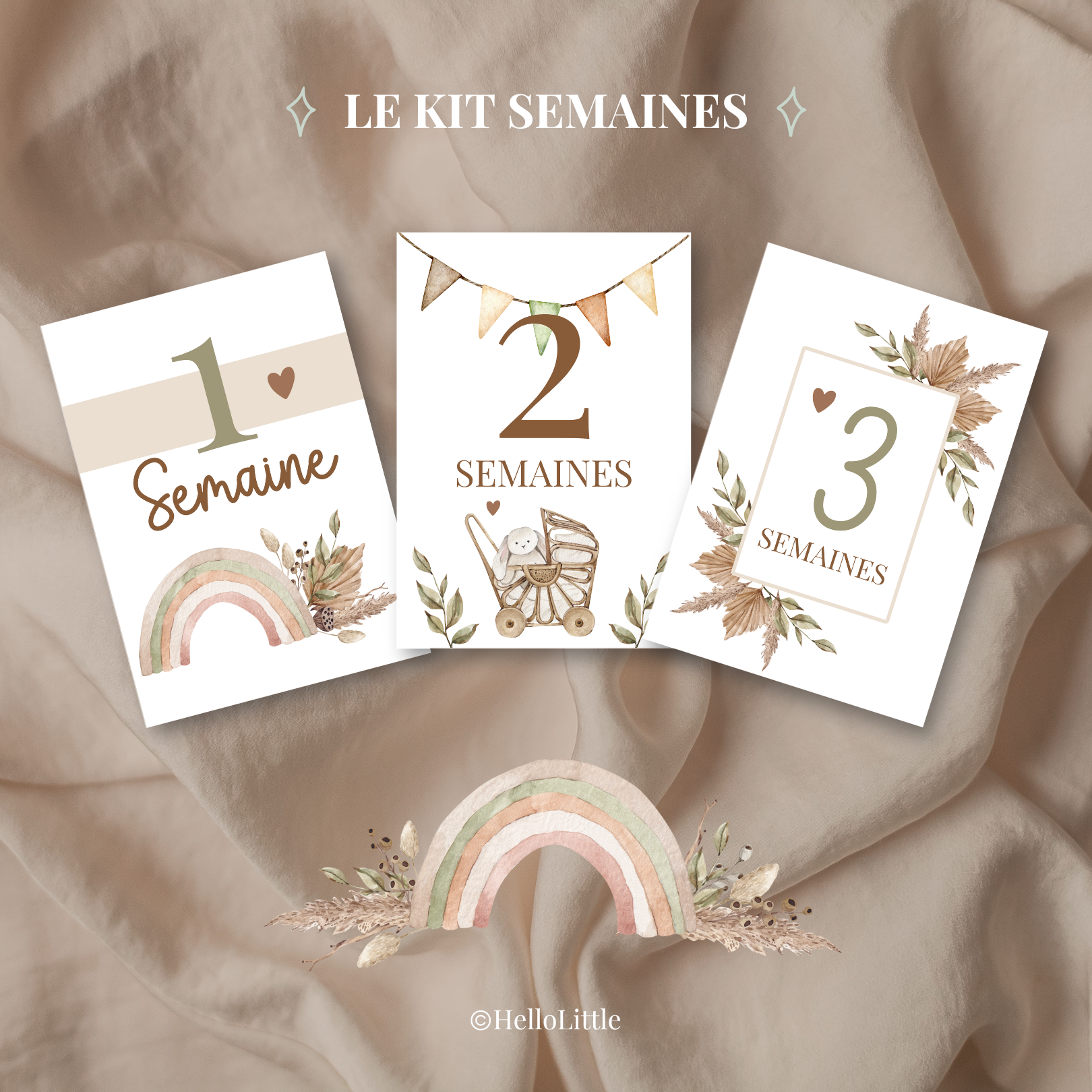 Kit semaines chambre nature