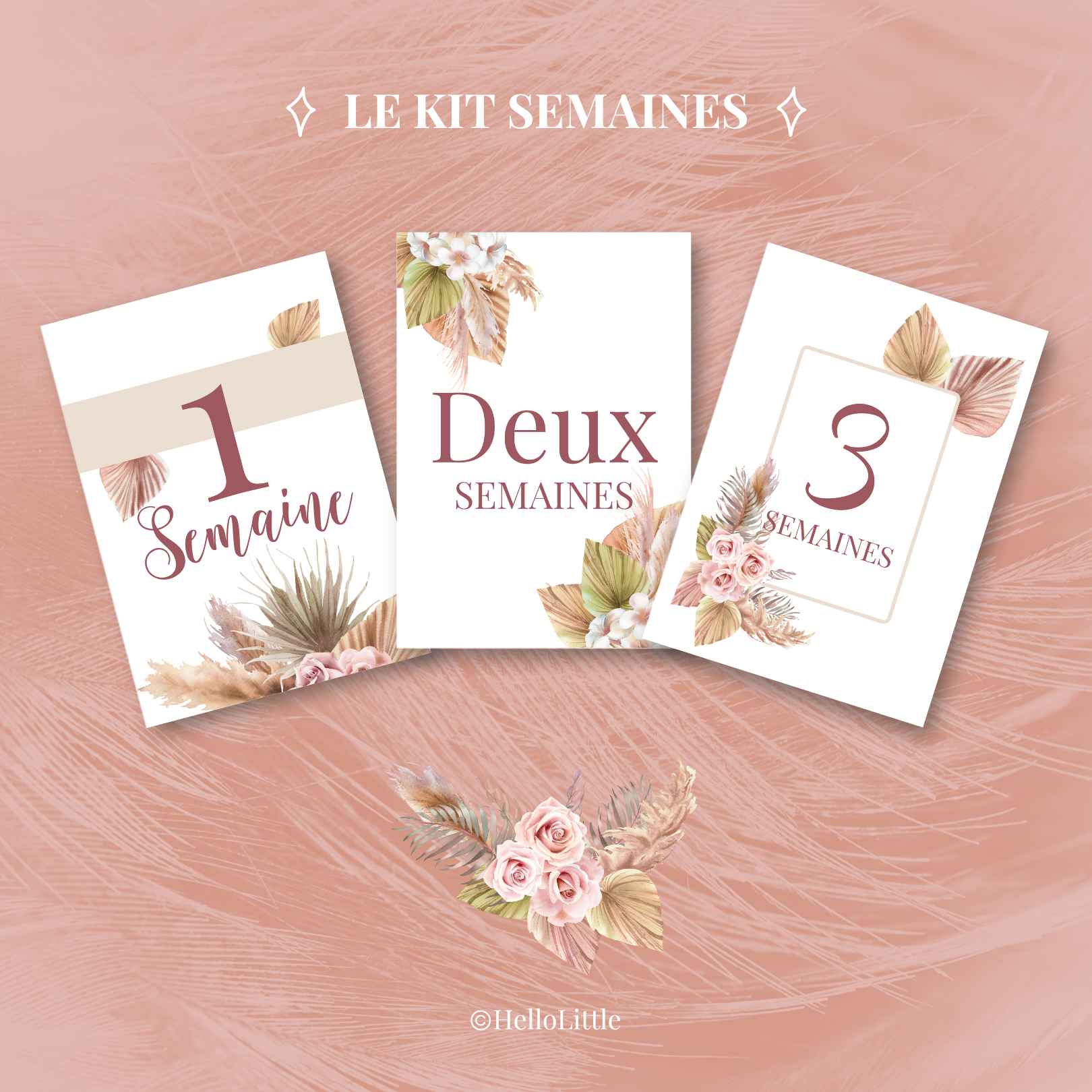 Kit semaines boheme pampa