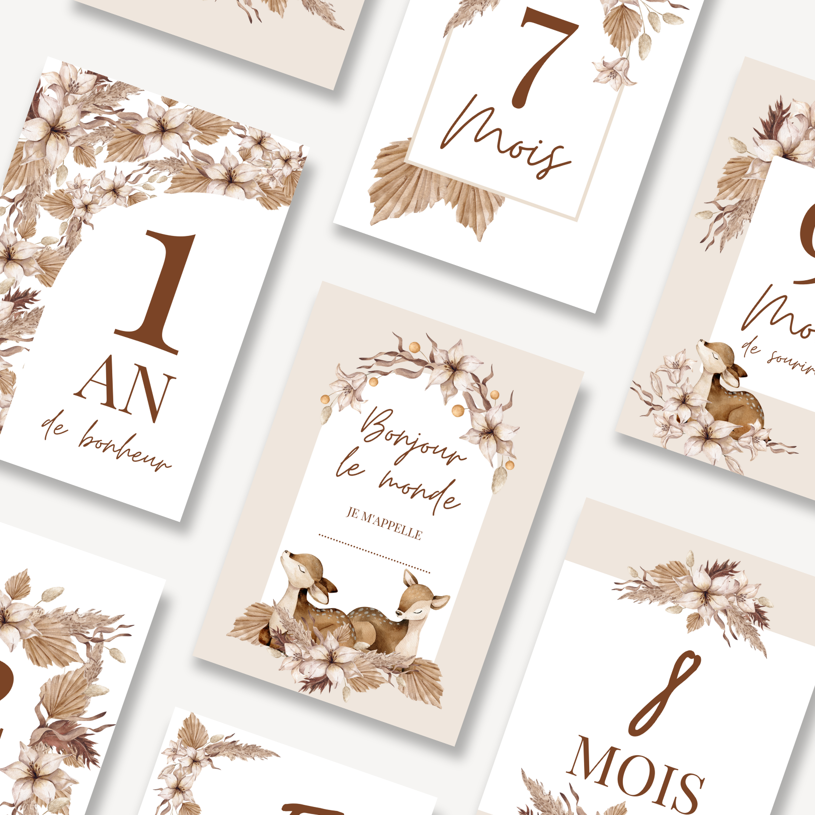 Cartes étapes Cerfs