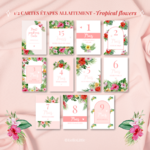 CE allaitement tropical flowers