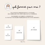 les formats