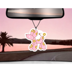 diffuseur voiture - pink dog