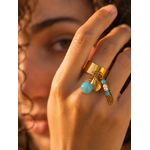 Turquoise BAGUE 3