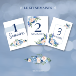 Kit semaine lapin bleu