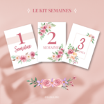 Kit semaines lapin rose